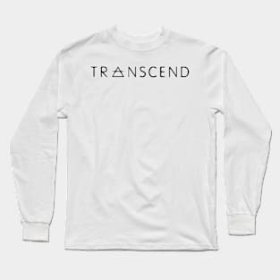 Simple Transcend Text Long Sleeve T-Shirt